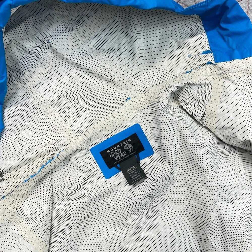 Mountain Hardwear Exponent Jacket Blue VaporDry Vented / Mens Medium